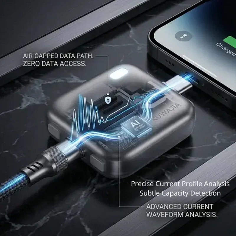 140W Auto Self-Eject Charger, Smart Auto-Stop Charging Accessory for Phones Laptops Tablets